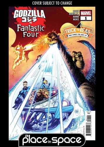Godzilla fantastic four 1 - godzilla,
