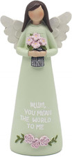 The Leonardo Collection Mother'S Day Love & Affection Angel Green for Home & Off