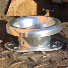 2" Full Radius Short Ram Pipe Fits SU H8 HD8 Carburettor Hand Spun In England.