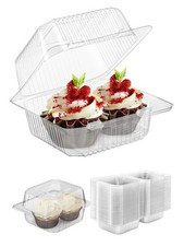 100pcs 5.5 inch  Single Individual Cake Slice Boxes Dessert Cupcake Boxes