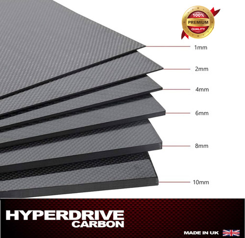 Carbon fibre sheet matt - fibre,