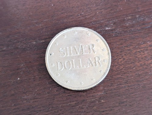 Vintage silver dollar slot - dollar",