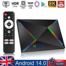 2025 NEW Smart TV BOX Android14 128G 64GB 2.4G/5G WIFI6 Media Player Octa-core