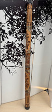 Didgeridoo Handcarved Painted Aboriginal Australian eucalyptus