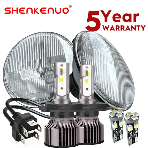 Inch round flat headlight - 7,