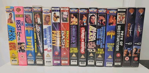 Wcw nwo ecw vhs wrestling - wcw,