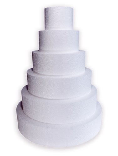Cake dummy round straight edge - dummy,