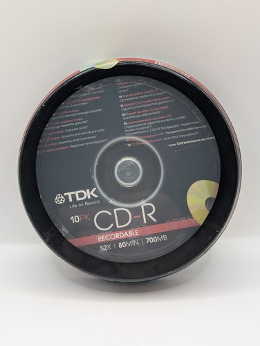 Tdk r80 recordable 700mb - recordable,