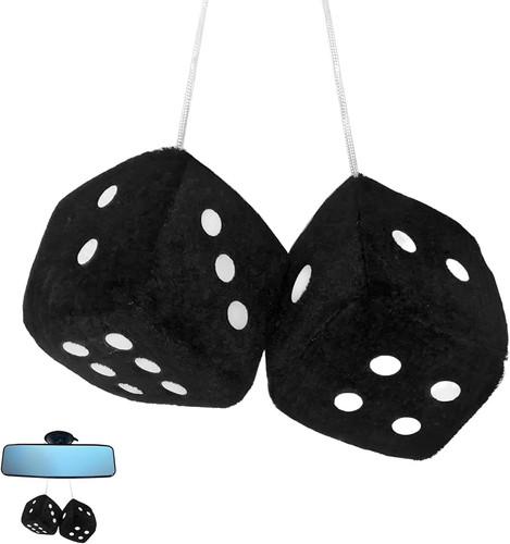 Fuzzy dice for rear - dice,