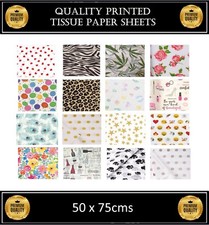 PATTERNED PRINT TISSUE SHEETS