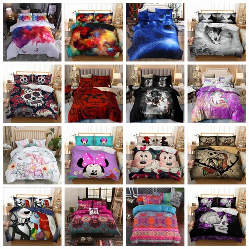 Skull duvet cover set bedding - duvet,