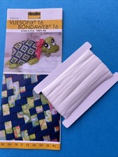 Vlieseline Bondaweb T6 Tape 6mm x 5metre pack. Double sided iron on adhesive tap