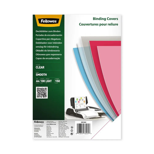 Fellowes binding covers for - covers,
