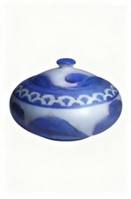 Early Moorcroft Dawn Landscape Lidded Pot by William Moorcroft