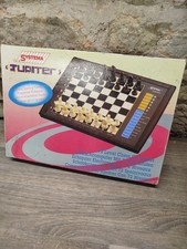 SYSTEMA JUPITER 72 LEVEL ELECTRONIC CHESS SET. Working. Complete.