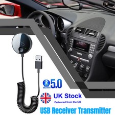 USB Bluetooth 5.0 Wireless Car FM Transmitter Aux Stereo Audio Receiver Adapter