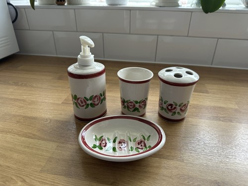 Vintage hand painted rose - vintage,