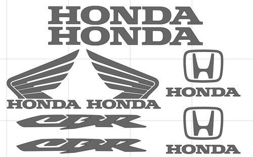Honda sticker set decals - sticker,