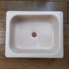 Vintage Enamel Camper Sink