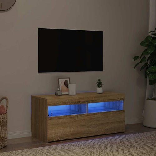Cabinet with led lights - with,