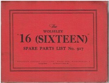 WOLSELEY 16 (SIXTEEN) CHASSIS