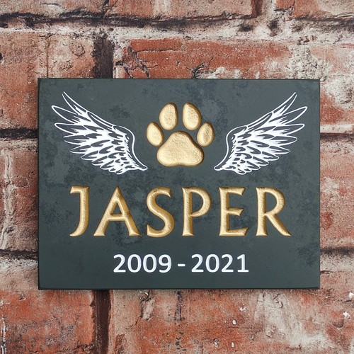 Pet memorial plaque - pet,