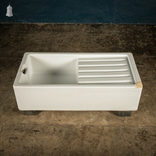Belfast sink with drainer - with,