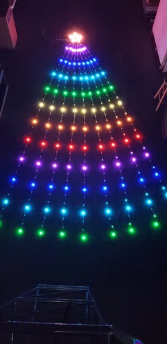 Smart rgbic ble led waterfall - ble,