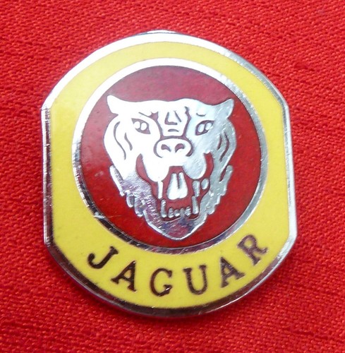 Vintage jaguar enamel lapel - vintage,