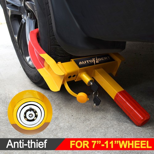 Wheel clamp for car trailer - car,