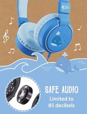 Planet Buddies Kids Headphones, Foldable Wired On Ear Headphones for Kids