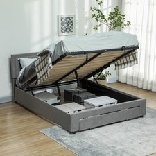 HOMCOM King Size Bed Frame