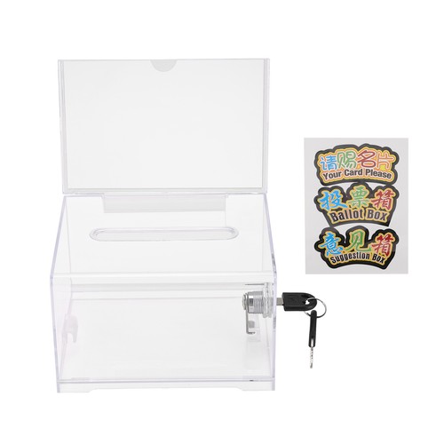 Pack acrylic donation box - 1,