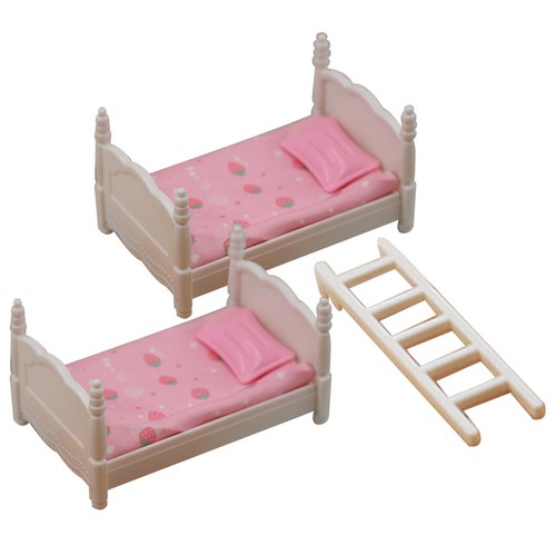 Mini bunk bed model miniature - bed,