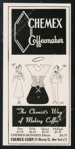 1958 chemex coffee maker - 1958,