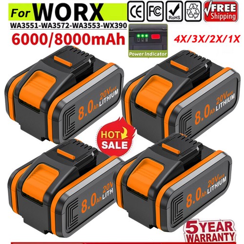 For worx 20v - 2x,