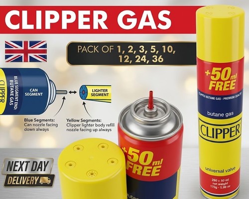 Clipper butane gas refill - x,