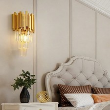 Modern Gold Crystal Wall