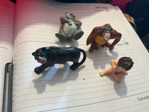 Vintage jungle book figures - jungle,