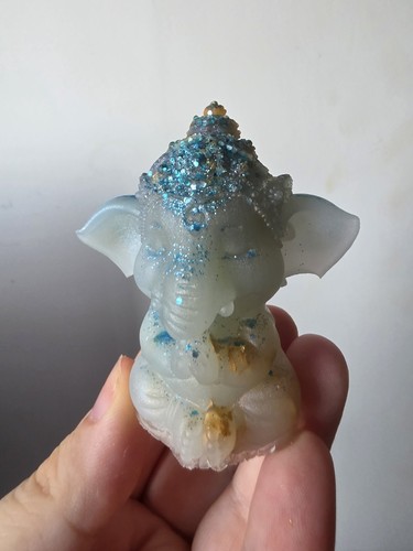 Handmade baby ganesha resin - baby,
