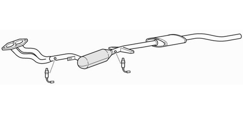 Front exhaust pipe catalytic - exhaust,