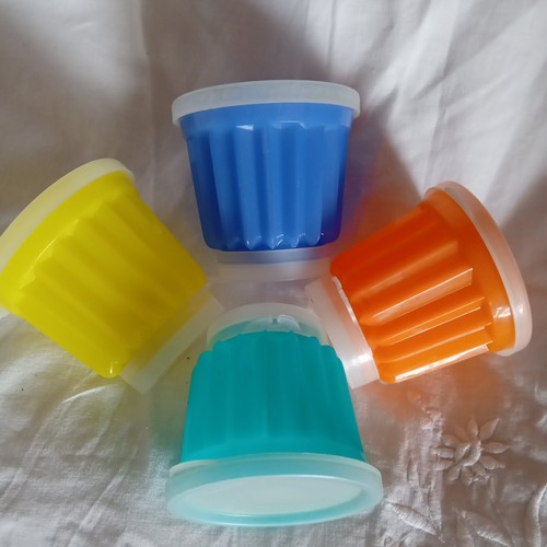Four vintage tupperware - vintage,