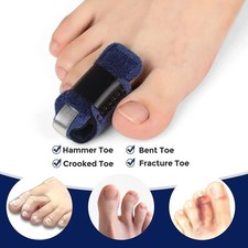 Toe Straightener Hammer Toe Corrector Brace Splint Wrap for Broken Fingers Toes
