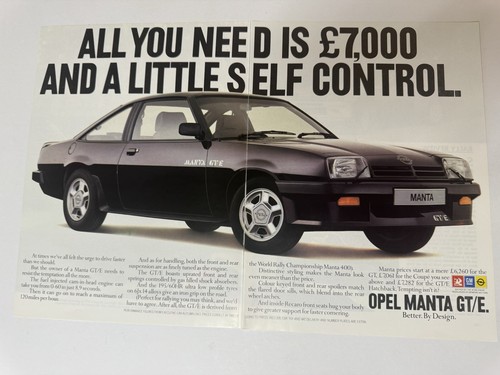 Original vintage 1984 opel - vintage,