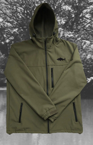 Mens softshell green jacket - softshell,