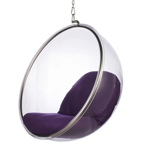 Retro hanging bubble chair - retro,