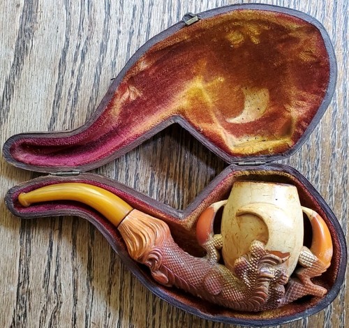 Early antique meerschaum - antique, eagle