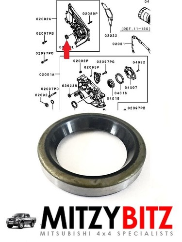 Balance shaft oil seal left - shaft,