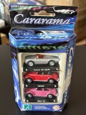 1:72 Cararama 3 Piece Boxed Porsche 550 Spyder,Volkswagen Cabriolet & Saloon Car