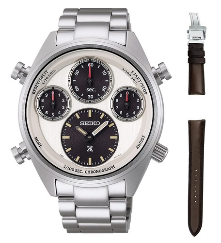 Seiko silver mens chronograph - seiko,